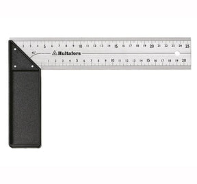 Hultafors Semi Professional Try Square 20cm - 20cm Square - HULV20S - Hultafors - Trade Counter Direct