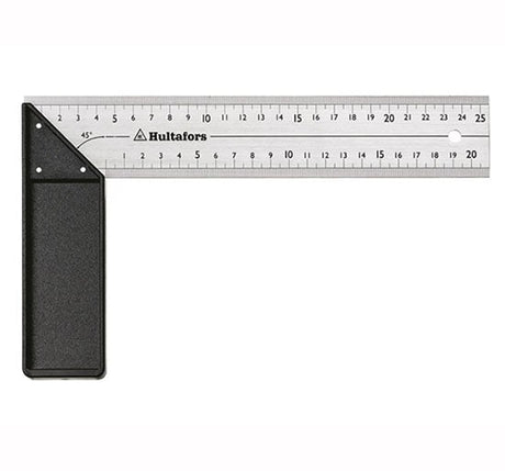 Hultafors Semi Professional Try Square 20cm - 20cm Square - HULV20S - Hultafors - Trade Counter Direct