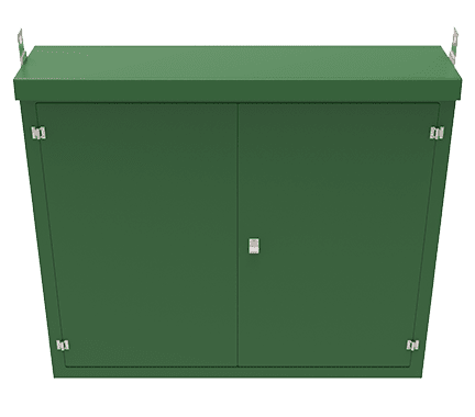 IC18 GRP Kiosk - 2000 X 1750 X 550mm - D17 - IS5046 - Mitras - Trade Counter Direct