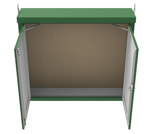 IC18 GRP Kiosk - 2000 X 1750 X 550mm - D17 - IS5046 - Mitras - Trade Counter Direct