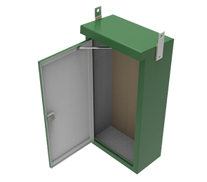 IC6 GRP Kiosk - 1750 X 900 X 550mm - S17 - IS5045 - Mitras - Trade Counter Direct