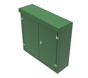 IC8 GRP Kiosk - 1250 X 1250 X 450mm - D12 - IS5042 - Mitras - Trade Counter Direct