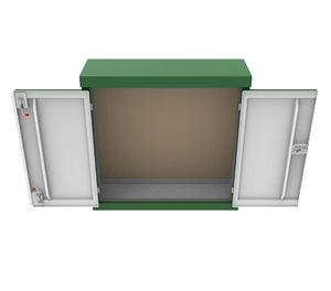 IC8 GRP Kiosk - 1250 X 1250 X 450mm - D12 - IS5042 - Mitras - Trade Counter Direct