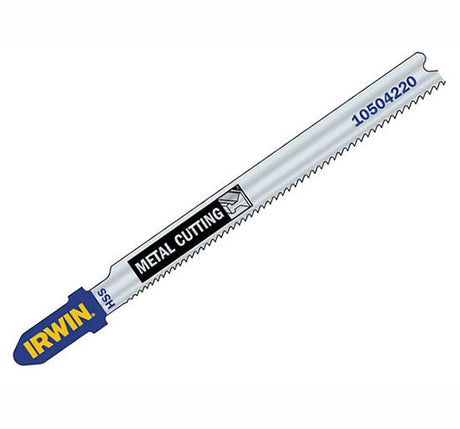 Irwin Jigsaw Blades Metal Cutting Pack of 5 T118A - 10504220 Metal Jigsaw Blade - IRW10504220 - DeWalt Power Tools UK - Trade Counter Direct
