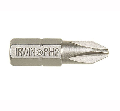 Irwin Phillips Screwdriver Bits - 2 x PH2 25mm - IRW10504388 - Irwin - Trade Counter Direct