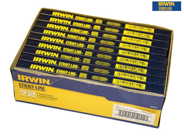 Irwin Strait - Line Carpenters Pencils - Box of 72 - STL66305 - Strait - Line - Trade Counter Direct