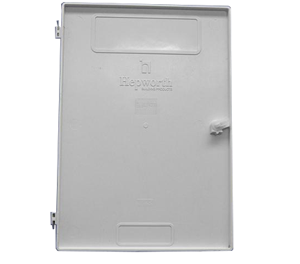 Mitras Hepworth Recessed Electricity Meter Box Door Right-Hand Hinged