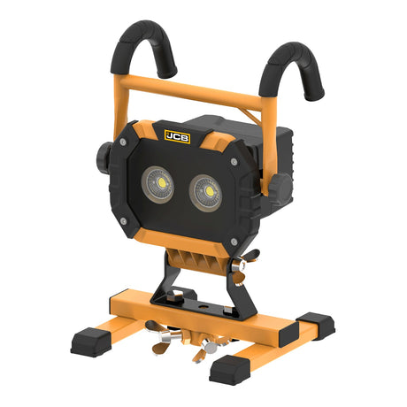 JCB 20W LED Rechargeable Floodlight – 2000 Lumens (1 × 22.2V Battery) - JCB-FL20S - JCB Work Lights - Trade Counter Direct