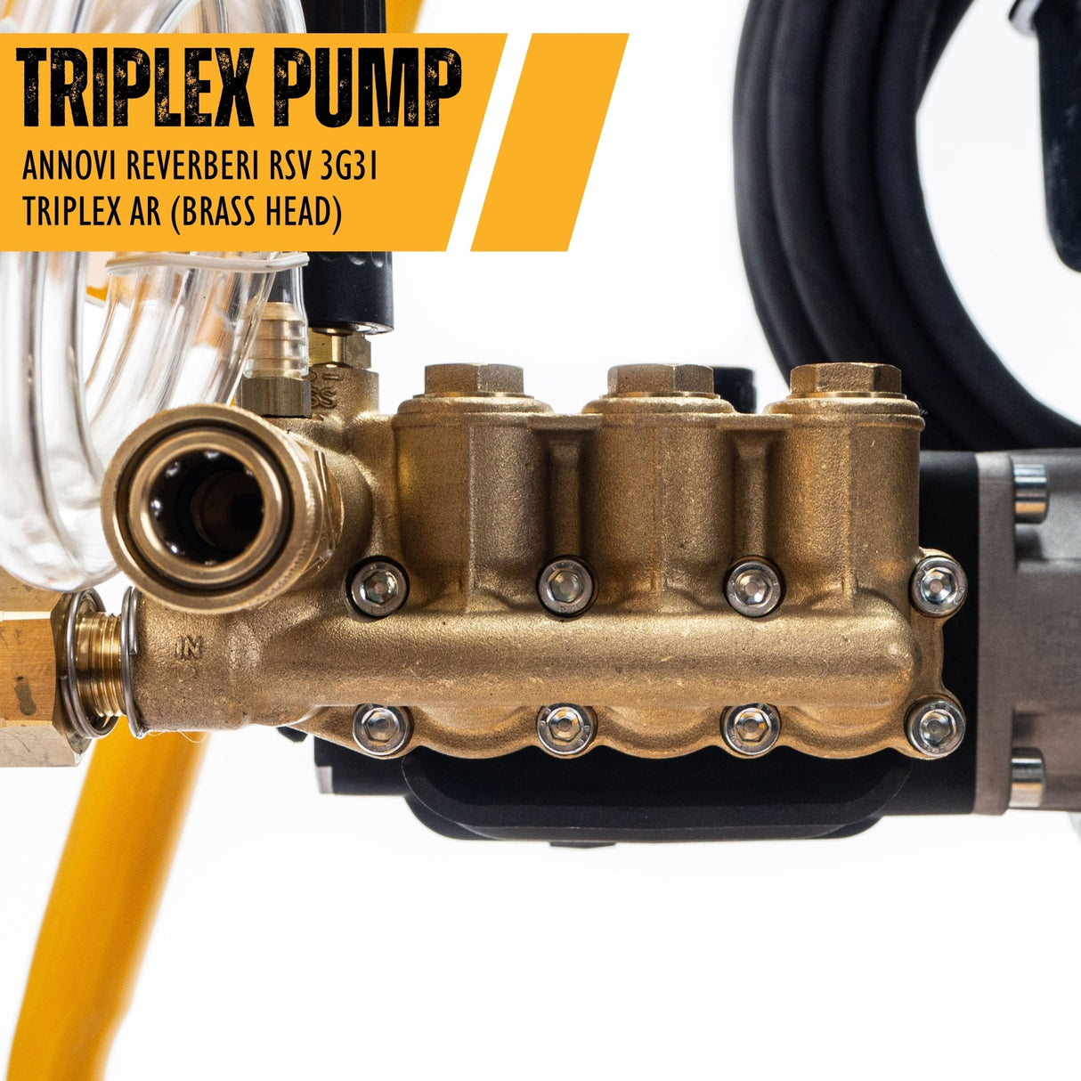JCB 224CC 3100PSI Petrol Pressure Washer AR Triplex Pump - JCB-PW7532P - Hyundai - Trade Counter Direct