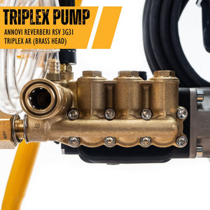 JCB 224CC 3100PSI Petrol Pressure Washer AR Triplex Pump - JCB-PW7532P - Hyundai - Trade Counter Direct