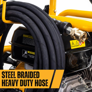 JCB 457CC 4000PSI Petrol Pressure Washer AR Triplex Pump - JCB-PW15040P - Hyundai - Trade Counter Direct