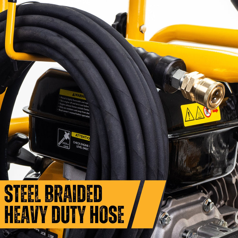 JCB 457CC 4000PSI Petrol Pressure Washer AR Triplex Pump - JCB-PW15040P - Hyundai - Trade Counter Direct