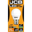 JCB 6W - 40W Bayonet LED Golf Ball BC/B22d Non - Dim Warm White Light Bulb - S10969 - JCB - Trade Counter Direct