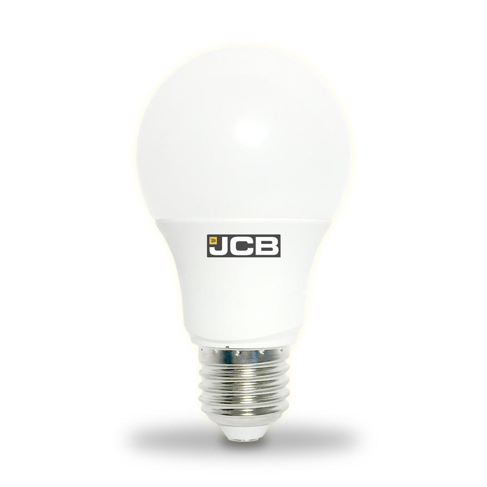 JCB 9W - 60W LED GLS ES/E27 Warm White Light Bulb (Dimmable Available) - S10993 - JCB - Trade Counter Direct