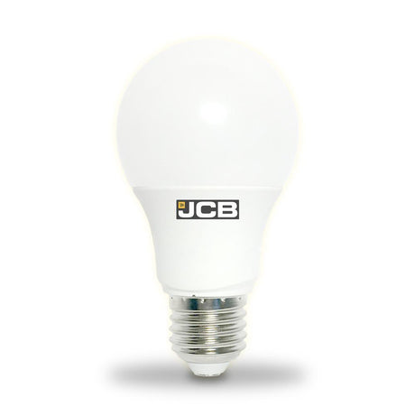JCB 9W - 60W LED GLS ES/E27 Warm White Light Bulb (Dimmable Available) - S10993 - JCB - Trade Counter Direct