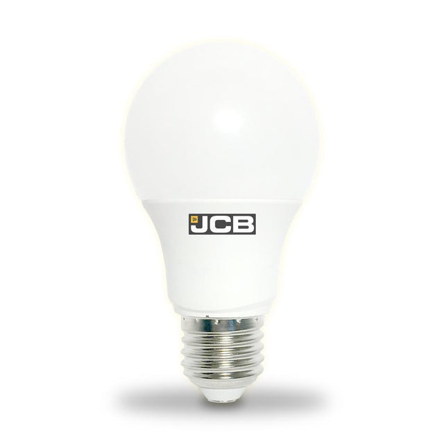 JCB 9W - 60W LED GLS ES/E27 Warm White Light Bulb (Dimmable Available) - S10993 - JCB - Trade Counter Direct