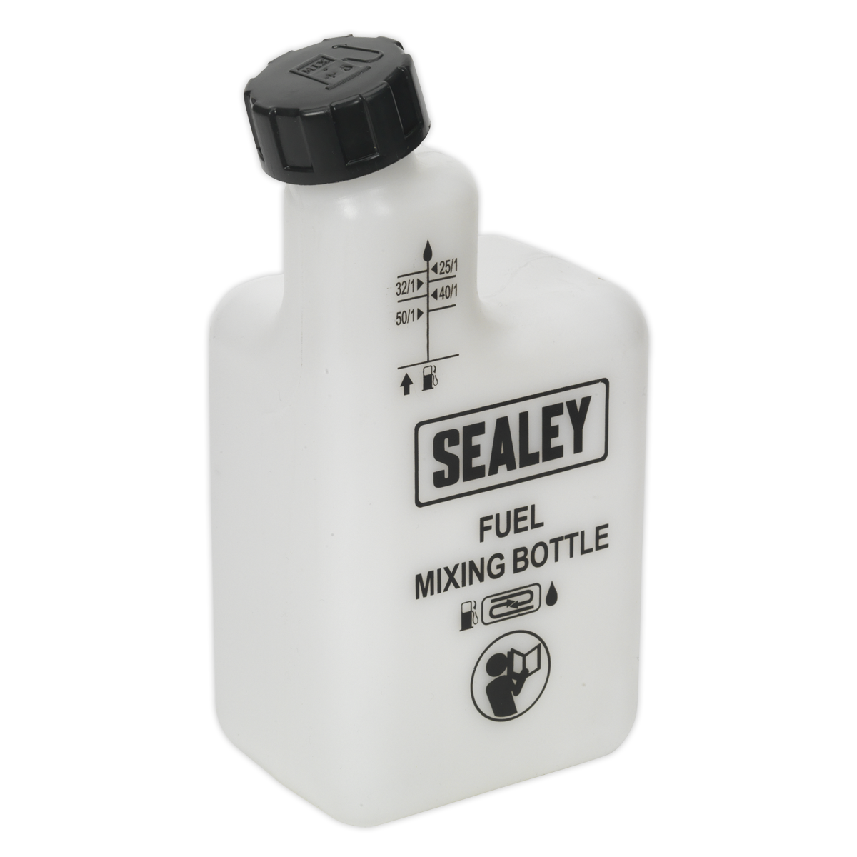 Sealey JMIX01 Petrol/Fuel 2-Stroke Mixing Bottle 1L