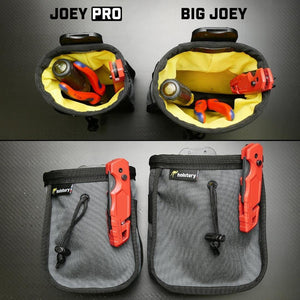 Holstery BIG JoeyPouch PRO - Clip-On Tool Pouch for Tools and Hardware - With Steel Belt Clip - PRO PCH/BIG-JOEY-PRO