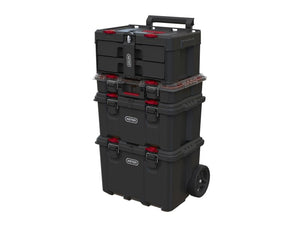 Keter Stack N Roll 2 - Drawer Unit - Durable, Customizable Storage with Full Drawer Opening - KETSNR2DU - Keter Plastics UK - Trade Counter Direct