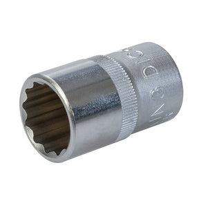 King Dick Socket SD 1/2" Whitworth 12pt - 1/2" - HSW208 - TSHSW208 - King Dick - Trade Counter Direct