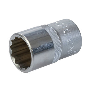King Dick Socket SD 1/2" Whitworth 12pt - 1/4" - HSW204 - TSHSW204 - King Dick - Trade Counter Direct