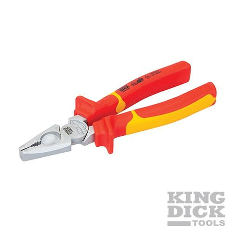King Dick VDE Combination Pliers 180mm - KDP180V - KDP180V - King Dick - Trade Counter Direct