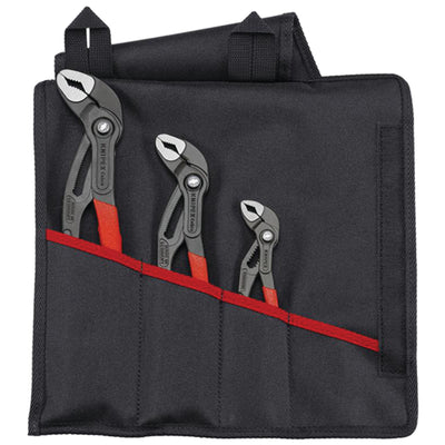 KNIPEX 00 19 55 S9 Cobra® Set, 3 Piece - DR-04241 - KNIPEX - Trade Counter Direct