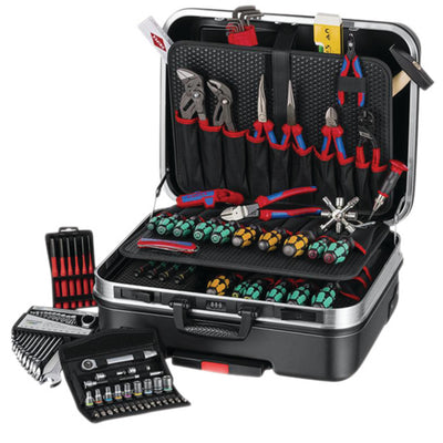 KNIPEX 00 21 06 M Tool Case “BIG Basic Move” Mechanic, 90 Parts - DR-25022 - KNIPEX - Trade Counter Direct