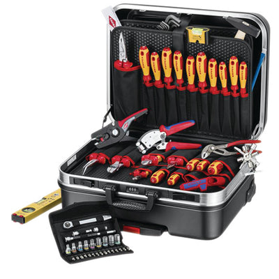 KNIPEX 00 21 06 Tool Case "BIG Basic Move" ElectricPlus, 68 Parts - DR-25019 - KNIPEX - Trade Counter Direct