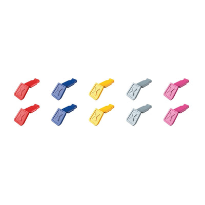 KNIPEX 00 61 10 C V01 ColorCode Clips Color Mix 1 (10 Pieces), 122mm - DR-25066 - KNIPEX - Trade Counter Direct