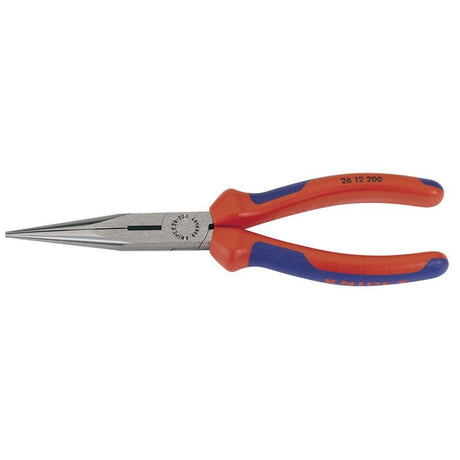 Knipex 26 12 200 SBE 26 12 200 SBE Long Nose Pliers with Heavy Duty Handles, 200mm - (55580) - DR-55580 - Draper - Trade Counter Direct