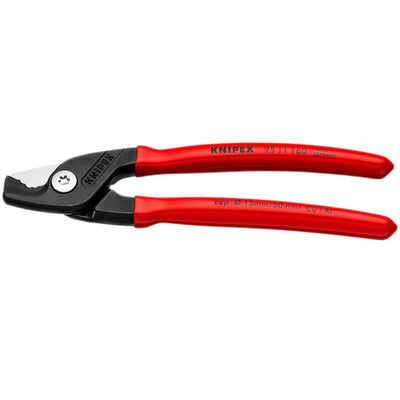 KNIPEX 95 11 160 SB StepCut® Cable Shears, 160mm - DR-26107 - KNIPEX - Trade Counter Direct