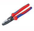 Knipex Cable Shears Twin Cutting Edge Multi - Component Grips 200mm - Component Grips 200mm - KPX9512200 - Knipex - Trade Counter Direct