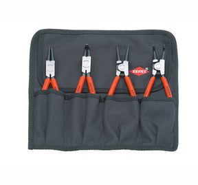 Knipex Circlip Plier Set in Roll (4) - Set of 4 Pliers - KPX001956 - Knipex - Trade Counter Direct