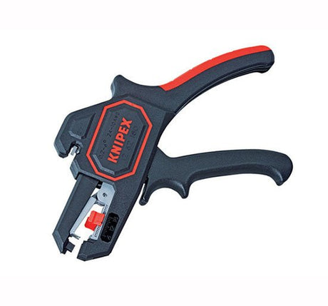 Knipex Self Adjusting Wire Strippers 0.2 - 6mm - PVC Grips 180mm - KPX1262180 - Knipex - Trade Counter Direct