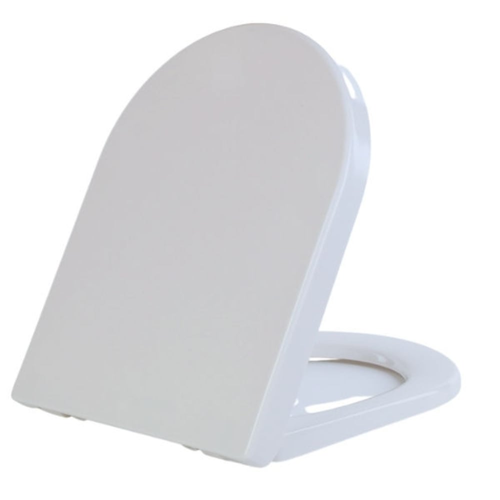 Korona SMOOTH Dee Lite D Shape Toilet Seat - MVSCPPD - MV-MVSCPPD - Mark Vitow - Trade Counter Direct