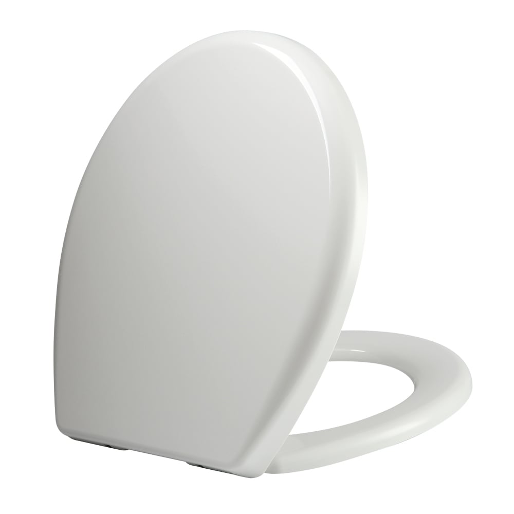 Korona SMOOTH Dee Wrapover Soft Close Top Fix Metal Hinge Toilet Seat 2.1Kg - MV060W - MV-MV060W - Mark Vitow - Trade Counter Direct