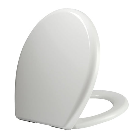 Korona SMOOTH Dee Wrapover Soft Close Top Fix Metal Hinge Toilet Seat 2.1Kg - MV060W - MV-MV060W - Mark Vitow - Trade Counter Direct