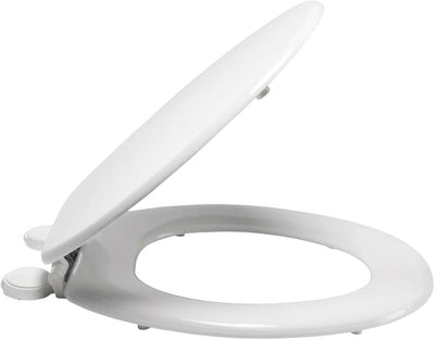 Korona Toilet Seat Moulded Wood White - TS100 - MV-TS100 - Mark Vitow - Trade Counter Direct