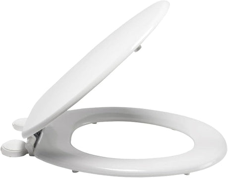 Korona Toilet Seat Moulded Wood White - TS100 - MV-TS100 - Mark Vitow - Trade Counter Direct
