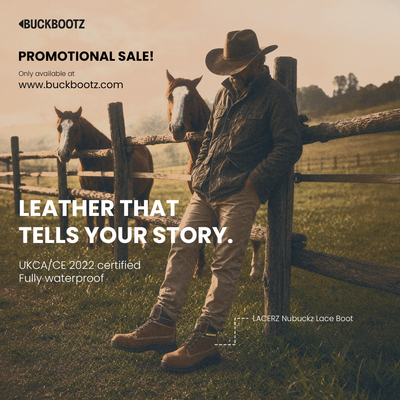 Buckbootz Lacerz Nubuckz Waterproof Safety Lace Boots