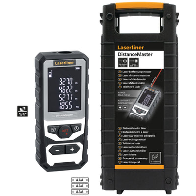Laserliner 080.982A DistanceMaster Laser Rangefinder, 50m - DR-32150 - Laserliner - Trade Counter Direct
