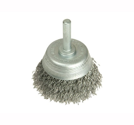 Lessmann DIY Steel Wire Cup Brush 50mm x 0.35 - Cup Shanked Brush - LES43012307 - Lessmann - Trade Counter Direct