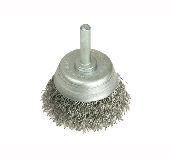 Lessmann DIY Steel Wire Cup Brush 50mm x 0.35 - Cup Shanked Brush - LES43012307 - Lessmann - Trade Counter Direct