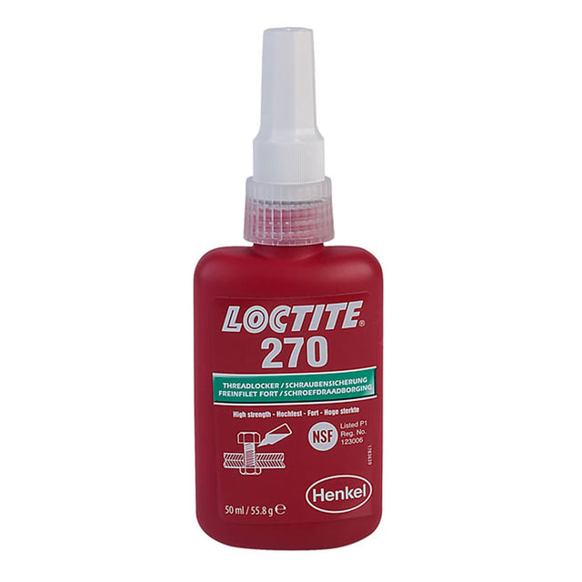 Loctite 270 High Strength Threadlocker - 50ml - LOC270-50 - Loctite - Trade Counter Direct