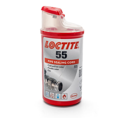 Loctite 55 - 160m Pipe Sealing Cord - Henkel - Length 150m - SEL31899 - Loctite - Trade Counter Direct