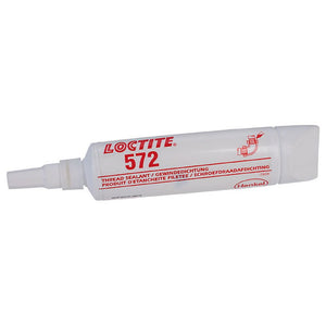 Loctite 572 Low Strength Slow Cure Pipeseal - 50ml or 250ml - LOC572-50 - Loctite - Trade Counter Direct