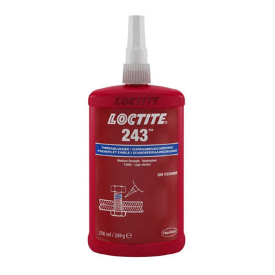 Loctite LOC1335868 243 Medium Strength Oil Tolerant - 250ml - LOC1335868 - Loctite - Trade Counter Direct