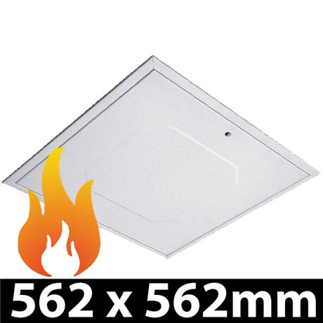 Loft Hatch 562x562 Fire Rated Security Lock Access Panels - Single Hatch - GL271F - GL271F - Manthorpe - Trade Counter Direct
