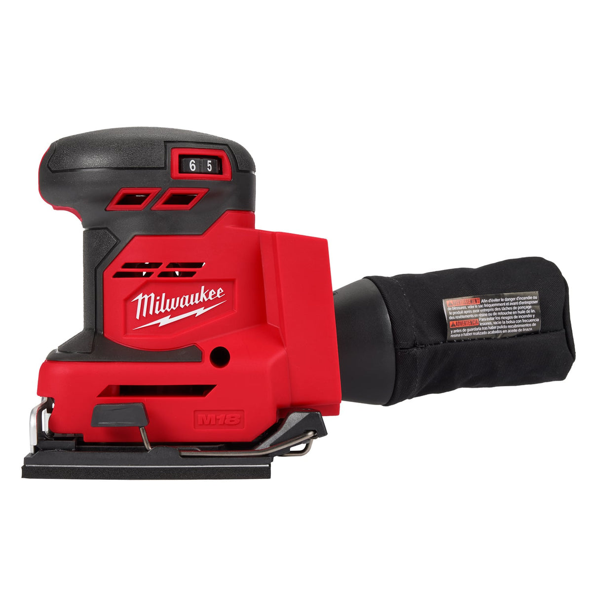 Milwaukee M18BQSS-0 18V Cordless 1/4 Sheet Sander - Bare Unit